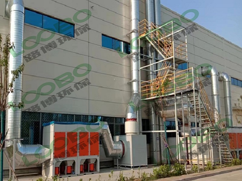 焊接線排煙除塵系統竣工-鄭州某新能源企業